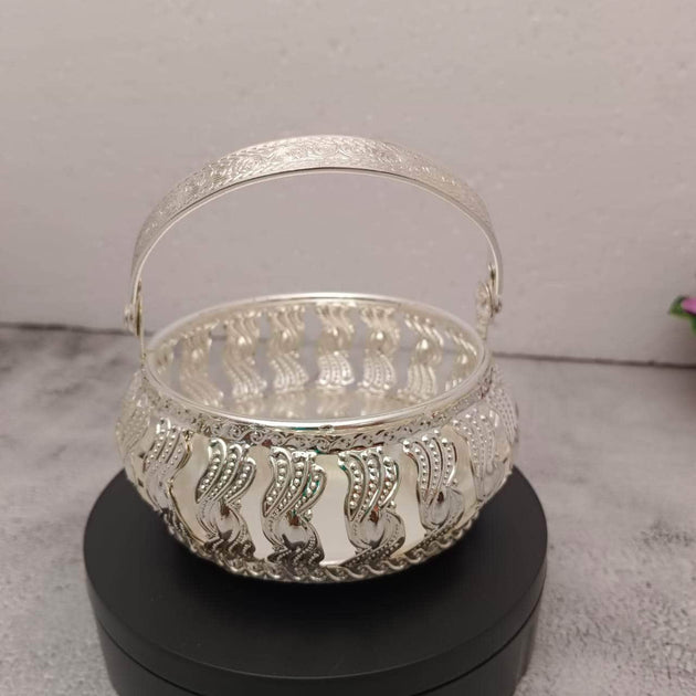 Gs Floral Basket Round Tray 5416 – - Main Image