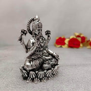 onesilver antique god idol 146 Gms - 3.4" inch Goddess Lakshmi Idol