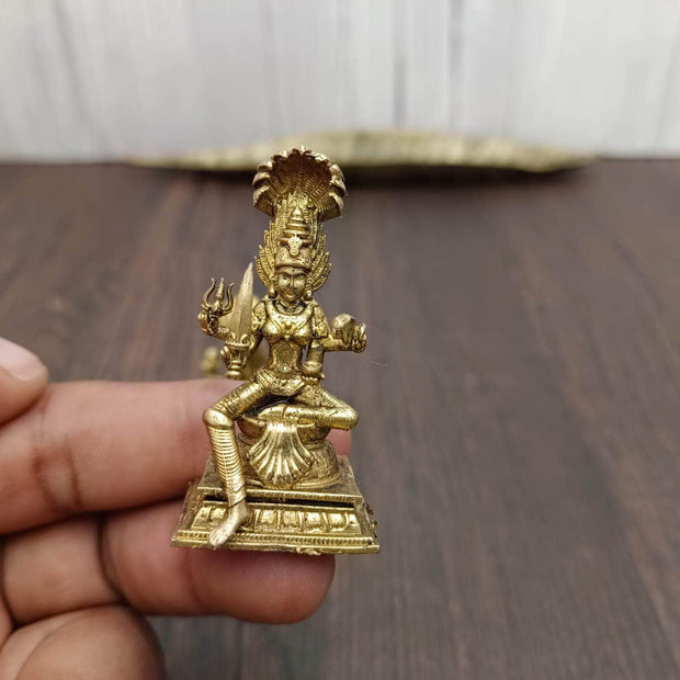 Onesilver Brass idols Mariyamman 30 Gms - 2" inch Brass Hanuman/Mariyamman/Varaha Lakshmi Brass Hanuman/Mariyamman/Varaha Lakshmi