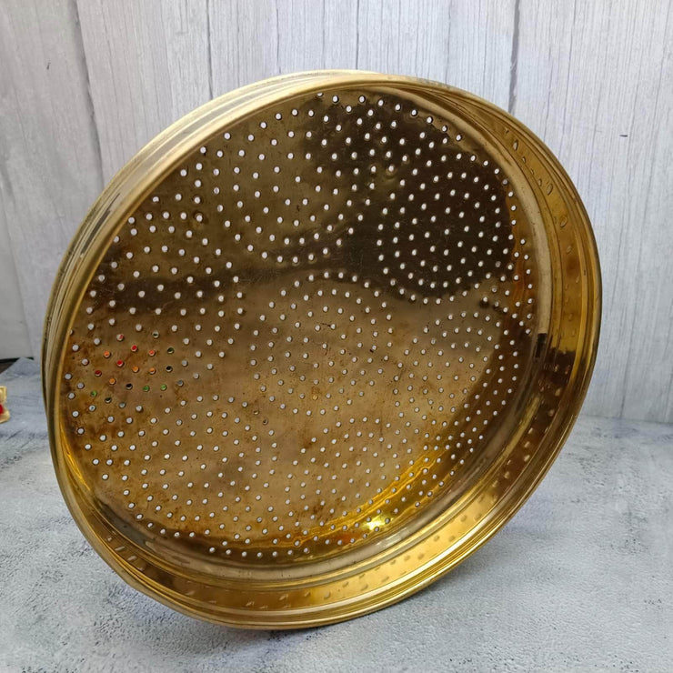 onesilver brass jallida Brass Grain Colander - Jalladai