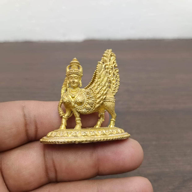 onesilver copper idol Brass Kamadhenu Idol 4.5" Cm Brass Kamadhenu Idol 4.5" Cm