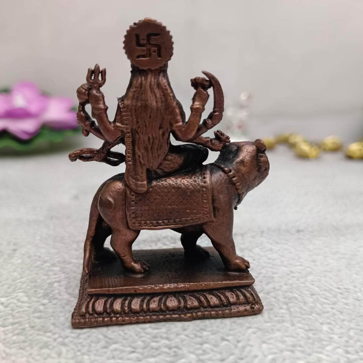 onesilver copper idol Copper Durga Idol Handmade