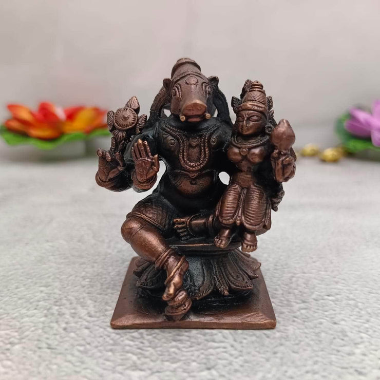 onesilver copper idol Copper Varaha Vishnu Idol Handmade