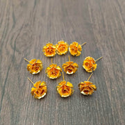 onesilver flowers Gold GS Flowers Set Of 10