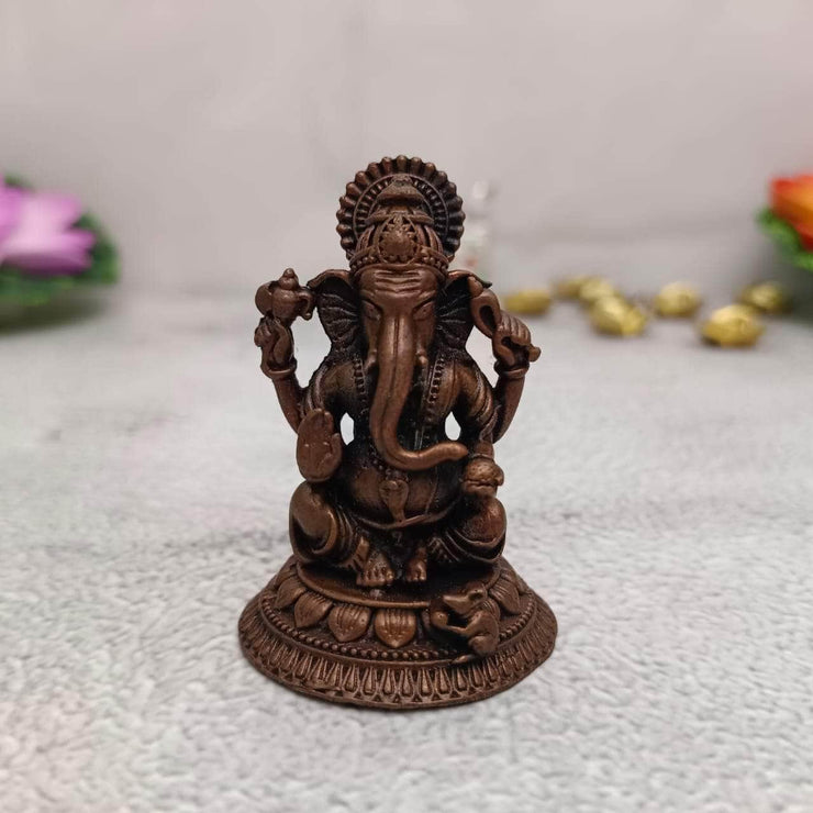 onesilver ganesh idol Copper Ganesha Idol