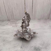 onesilver german silver Antique Nakashi Mayuri Deepa Hanger Antique Nakashi Mayuri Deepa Hanger