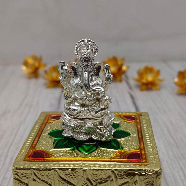 onesilver God Idol GS Ganesh 2" Idol