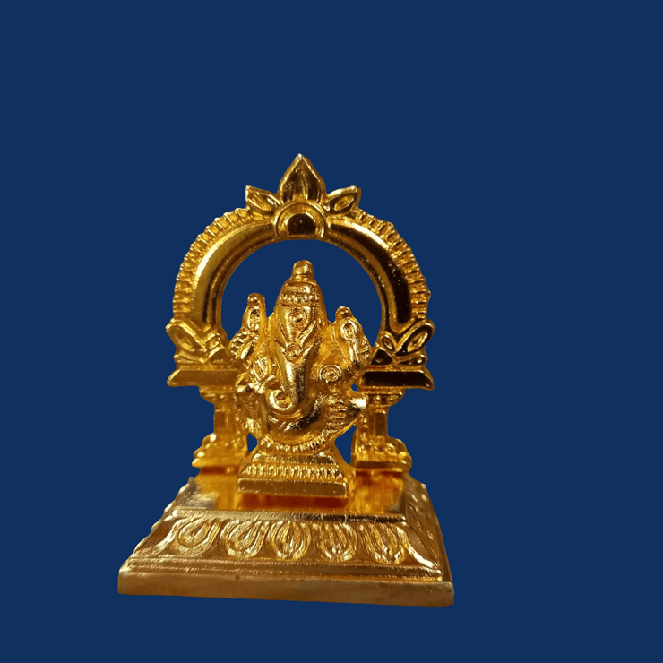 onesilver idol Panchloha Gold Ganesha Idol