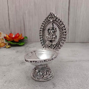 onesilver.in antique german silver GS Antique Lakshmi Dhoop Diya