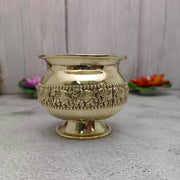onesilver.in brass Brass Elephant Kumkum Pot 1Pc Brass Elephant Kumkum Pot 1Pc