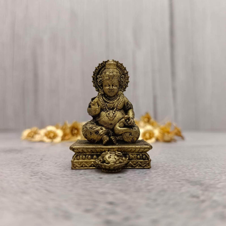 onesilver.in Brass god idol Brass Kubera Idol