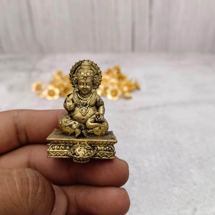 onesilver.in Brass god idol Brass Kubera Idol