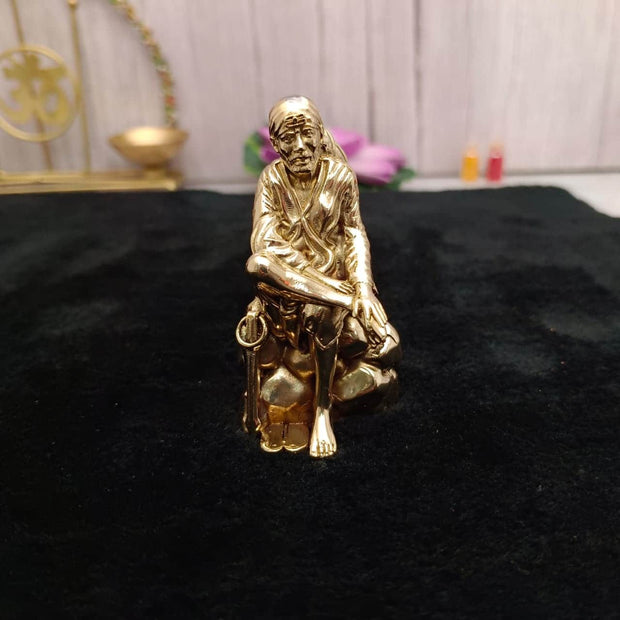 onesilver.in Brass god idol Brass Sai Baba Idol Brass Sai Baba Idol