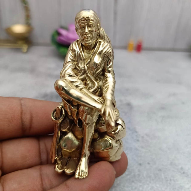 onesilver.in Brass god idol Brass Sai Baba Idol Brass Sai Baba Idol