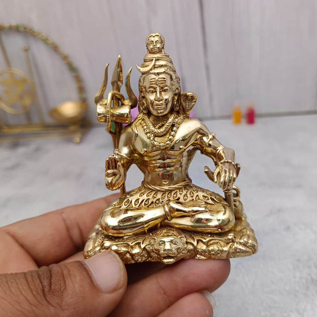 onesilver.in Brass god idol Brass Shivu Idol Brass Shivu Idol