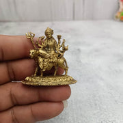 onesilver.in Brass god idol Durga Maa 4.5 cm - 62 Gms Brass Idols Vishnuvu - Devi Maa Brass Idols Vishnuvu - Devi Maa