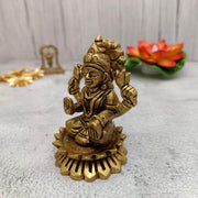 onesilver.in Brass idols Brass Lakshmi/Balji Idol