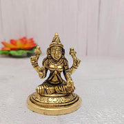 onesilver.in Brass idols Brass Lakshmi Idol 2.5"