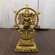 onesilver.in Brass idols Brass Sudharshana & Narsimha Brass Idols Multi Designs Brass Idols Multi Designs