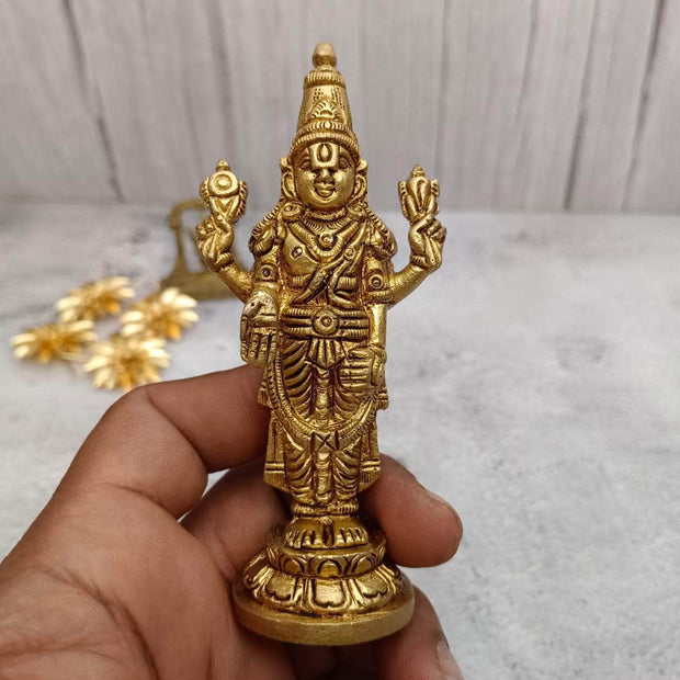 onesilver.in Brass idols Venkateshwara Brass Lakshmi/Balji Idol