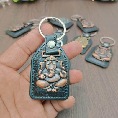 onesilver.in Copper Ganesha Key Chain 1Pc Ganesha Key Chain 1Pc