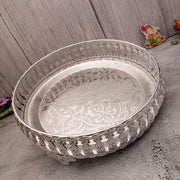 onesilver.in decorative plate GS Tray Round Floral 5291 GS Tray Round Floral 5291