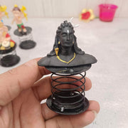 onesilver.in fiber idol Black Fiber Shiv Ling Spring For Car Fiber Shiv Ling Spring For Car