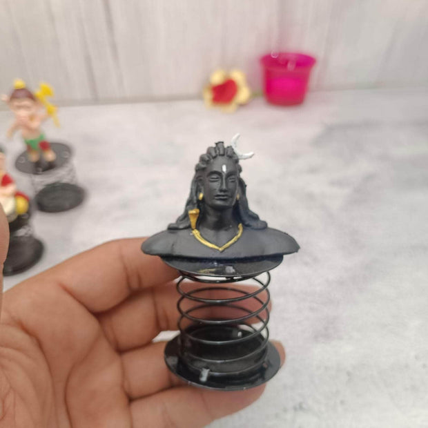 onesilver.in fiber idol Fiber Shiv Ling Spring For Car Fiber Shiv Ling Spring For Car