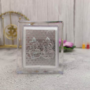 onesilver.in Frame 999 Silver Ganesh Lakshmi stand 999 Silver Ganesh Lakshmi stand