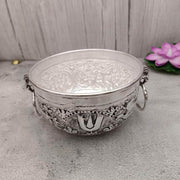 onesilver.in german silver 296 Gms 5" inch Antique Namam Bowl