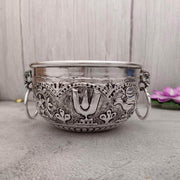 onesilver.in german silver 438 Gms 6.5" inch Antique Namam Bowl