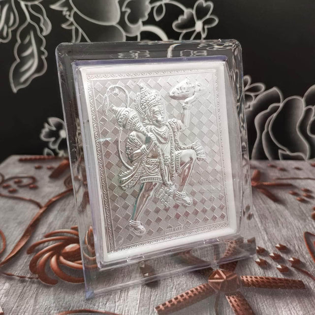 onesilver.in German Silver 999 Silver Hanuman Stand 4.5" 999 Silver Hanuman Stand 4.5"