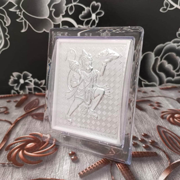 onesilver.in German Silver 999 Silver Hanuman Stand 4.5" 999 Silver Hanuman Stand 4.5"