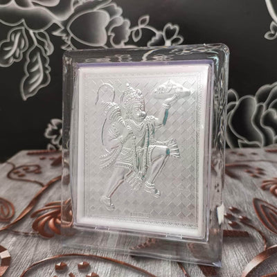 onesilver.in German Silver 999 Silver Hanuman Stand 4.5" 999 Silver Hanuman Stand 4.5"
