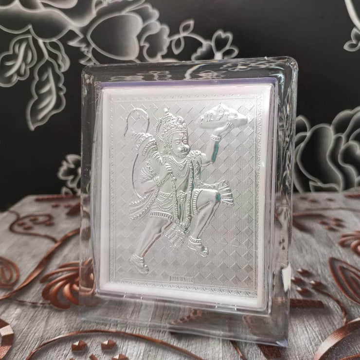 onesilver.in German Silver 999 Silver Hanuman Stand 4.5" 999 Silver Hanuman Stand 4.5"