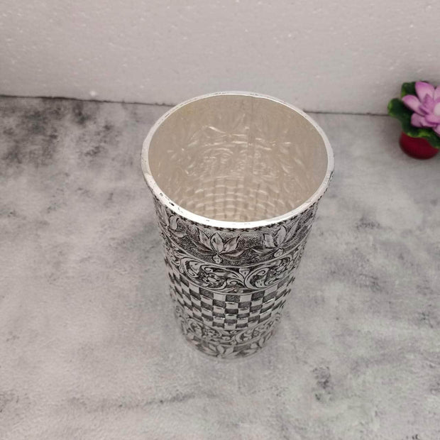 onesilver.in german silver Antique Floral Designer Rice Glass Antique Floral Designer Rice Glass