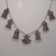 onesilver.in german silver Antique Ganesha Lakshmi Leaf Door Toranam Antique Ganesha Lakshmi Leaf Door Toranam