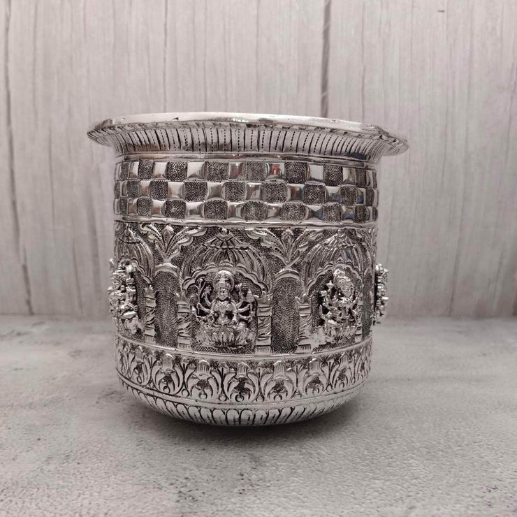 onesilver.in german silver Antique Lakshmi Designer Handa