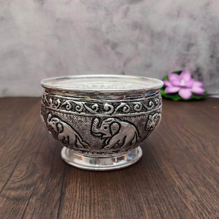 onesilver.in german silver Antique Single Bowl