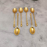 onesilver.in german silver Brass Spoon Set of 6 Brass Spoon Set of 6