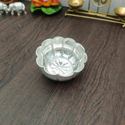 onesilver.in german silver GS Floral Bowl 1 Pc GS Floral Bowl 1 Pc