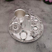 onesilver.in german silver GS Glass Pooja Set GS Glass Pooja Set