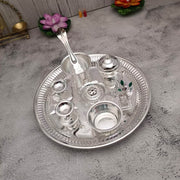 onesilver.in german silver GS Lakshmi Ganesha Pooja Set GS Lakshmi Ganesha Pooja Set