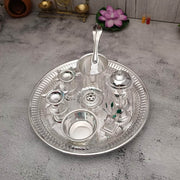 onesilver.in german silver GS Lakshmi Ganesha Pooja Set GS Lakshmi Ganesha Pooja Set