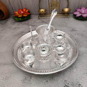onesilver.in german silver GS Panchapatra Pooja Set GS Panchapatra Pooja Set