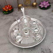 onesilver.in german silver GS Panchapatra Pooja Set GS Panchapatra Pooja Set