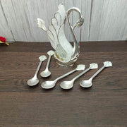 onesilver.in german silver GS Swan Spoon Set GT-367 GS Swan Spoon Set GT-367