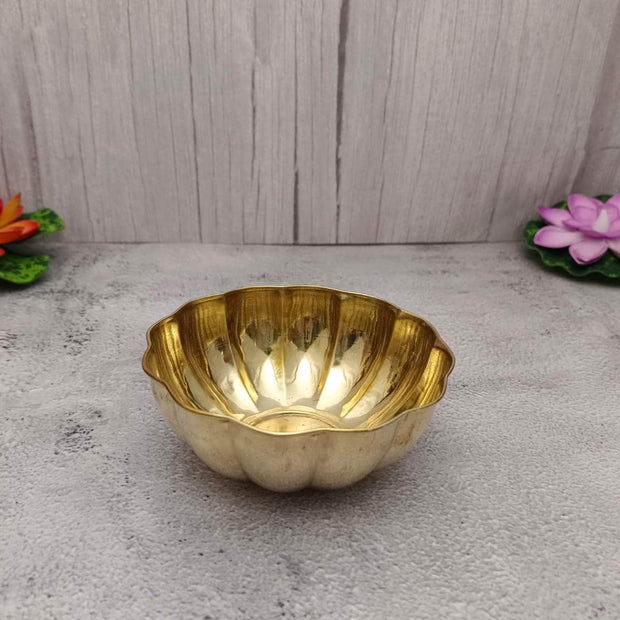 onesilver.in german silver Imported Brass Coated Jamoon Bowl