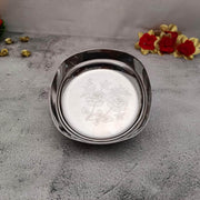 onesilver.in german silver SS Floral Bowl D2 1 Pcs