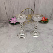 onesilver.in german silver Vathi Floral Tube Deepa Pair 5.5" inches Vathi Floral Tube Deepa Pair 5.5" inches